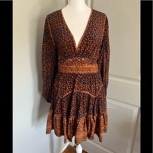 ULLA JOHNSON Hayana Crepe Mini Dress